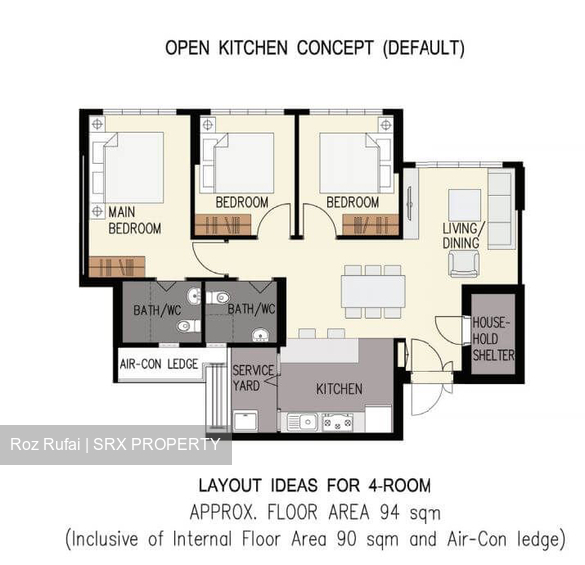 Blk 573C Woodlands Glen (Woodlands), HDB 4 Rooms #387700591